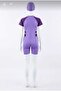 Short Sleeve Uv Protection Lycra Children's Swimsuit - 2