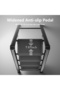 سلم بـ 4 درجات، كرسي قابل للطي خفيف الوزن، كرسي قابل للطي مع دواسة عريضة مضادة للانزلاق، سعة تحمل 150 كجم للمنزل والمطبخ، أسود - 7