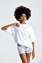 Oversize Basic Collar Short Sleeve Tshirt
