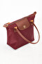 Giza Satin Large Size Women's Burgundy Shoulder Bag - 2