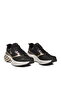 Black-Gold Lightweight Flexible Men's Running, Walking and Sports Shoes Space m - 6