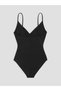 Alita City Women's Swimsuit with V-Neck and Twist Detail - 2