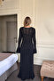 Buttoned Front Long Knit Dress - 2