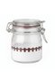 Glass Storage Jar with Clip Lid & Decorative Band – Airtight Borosilicate Glass Canister for Kitchen, Gifting & Home Organisation | 200 ml / 250 ml