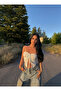 White Front Gathered Butterfly Crop Top - 2