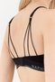 Signature Noir Black Bralet Bra with Strap Detail - 2