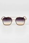 Ecş Unisex Ultra Light Uv400 Leopard Gold Framed Smoked Yellow Glass Sunglasses - 6