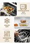 3 Pcs Borosilicate Glass Food Containers 500ml with Lids, Square shape, Microwave, Freezer, Oven Safe, BPA Free. - 5