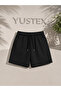 3-Piece Shorts (Black-Grey-Navy Blue) Basic Summer Shorts Set - Comfortable Fit Above the Knee 3-Piece Economic Package - 4