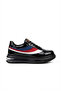 Zrc171 - high quality air sole lace-up men's snaker black patent leather