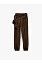 Modal Fabric Balloon Cut Shalwar Trousers with Tie Detail - 2