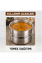 3-Piece Metal Bowl Set - Stainless Steel - 16 cm - 4