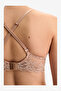 Women Cosy Lace Beige Wireless Padded Bra - 4