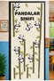 Elastic Door Decoration, Fabric Door Dressing, Panda Class, Classroom Door, School Event Door Decoration