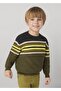 Boy's Striped Knit Sweater 2-10 Years Green
