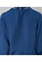 Nurperi Muslin Casual 6-Button Dress-Na2416 Navy Blue - 6