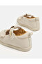 Girls Off White Laser Cut Low Top Sneakers - 4