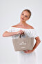 The Brugge 100% Cotton Waxed Canvas Tote Bag with Removable Strap and Pocket - 4