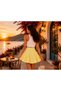 Butter Yellow Women's Diver Fabric Flared Mini Skirt - 2