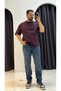 Boxy Oversize T-Shirt with Shoulder Piece Detail - 3