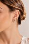 Brass Gold Color Evil Eye Model 3-Piece Women's Earrings - 2