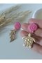 Sea Theme Summer Earrings Shrimp Sea Star Turtle Oyster Koi Fish Handmade Polymer Clay Earrings - 8