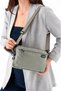 Viatox Vs 6012 Parachute Fabric Adjustable Crossbody Bag Light Gray