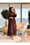 827 Beyza Dress Brown