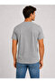American Tradition Men's Gray Regular Fit T-Shirt - 4