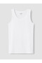 Peak New Season White Crew Neck Boys' Undershirt 5-Pack - 6