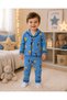 100% Cotton Long Sleeve Buttoned Seasonal Cute Character Patterned Soft Textured Bottom and Top Girls Boys Unisex Baby Pajama Set