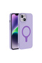 iPhone 14 Case Pastel Color Magsafe Camera Raised Silicone Znth - 7