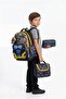 Bag Trend 4-Piece Set, Boy's Patterned Primary School School Bag + Lunch Box + Pen Holder + Eraser Holder - 7