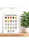 30x40 cm Gallery Wrapped Canvas Wall Art | The World Cup Ball History Poster | All Official FIFA Match Balls 1930-2026 | Football Soccer Sports Wall Decor | Ready to Hang - 2