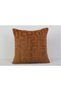 Tan Geometric Textured Decorative Throw Pillow Cover - 3