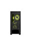 Msi mag forge 340r airflow tempered glass 4x120mm argb fan atx gaming case - 5