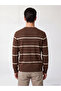 Timeless Clothing & Timeless Choices Zero Roba Collar Striped Men's Knitwear Sweater - 4