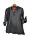 Plus Size Capri Sleeve Combed Cotton Blouse - 2