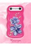 Tecno Spark Slim Compatible Case Camera Protector Red Silicone Couple Phone Case Floral Pattern - 2