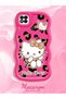 Redmi 10A Compatible Case Camera Protector Red Silicone Couple Phone Case Kitty Pattern - 2