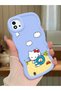 Realme C11 2021 Compatible Case Camera Protector Blue Silicone Couple Phone Case Kitty Pattern
