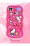 Poco C31 Compatible Case Camera Protector Red Silicone Couple Phone Case Kitty Pattern - 2