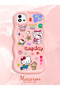 Realme C20 Compatible Case Camera Protector Pink Silicone Couple Phone Case Kitty Pattern - 2