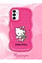 Samsung Galaxy M23 Compatible Case Camera Protector Red Silicone Couple Phone Case Kitty Pattern - 2