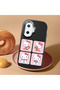 Poco F7 Compatible Case Camera Protector Black Silicone Couple Phone Case Kitty Patterned - 2