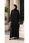Ferace Dress for Daily and Special Occasions, with Accessory Details on the Sleeves, Available in Sizes 40-52. - 4
