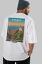 Bogota Colombia White Oversize Country City Back Printed Unisex T-Shirt 100% Cotton Premium - 7