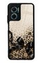 Xiaomi Redmi Note 11E Golden Leopard Bow Design Glossy Phone Case