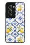 Xiaomi Redmi 15 Glossy Phone Case with Sapphire Lemon Tiles Design