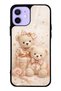 iPhone 12 Glossy Phone Case with Sweetheart Teddy Design